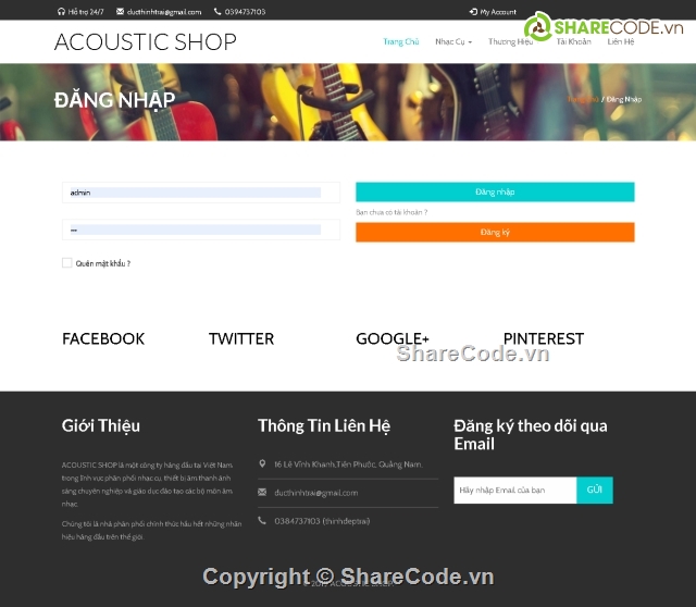 Java,Spring MVC,Music Store,website bán hàng,website bán nhạc cụ Java